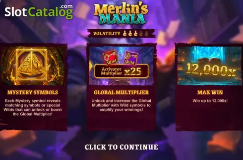 Скрин2. Merlin’s Mania слот