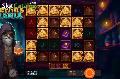Скрин8. Merlin’s Mania слот