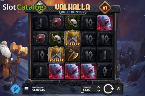 Скрин3. Valhalla Wild Winter слот
