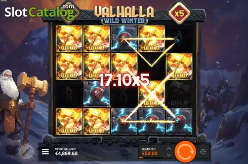 Скрин7. Valhalla Wild Winter слот