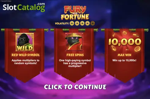 Скрин2. Fury and Fortune слот