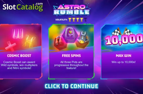 Скрин2. Astro Rumble слот