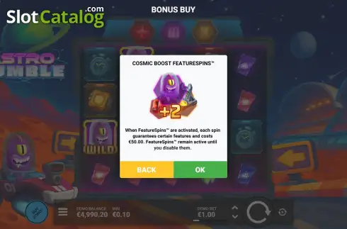 Скрин5. Astro Rumble слот