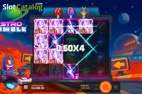 Скрин6. Astro Rumble слот
