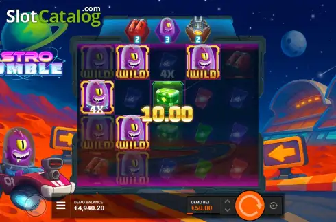 Скрин7. Astro Rumble слот