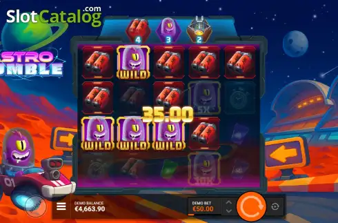 Скрин8. Astro Rumble слот