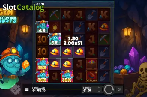 Скрин5. Gem Ghosts слот