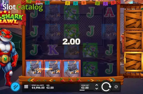 Скрин3. Bullshark Brawl слот