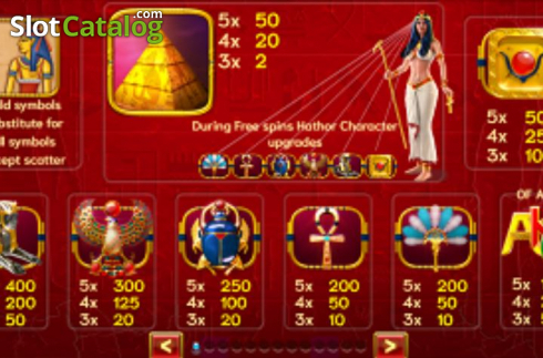 Скрин3. Eye of Hathor слот