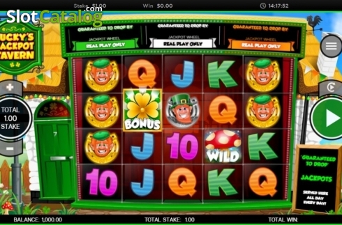 Скрин2. Luckys Jackpot Tavern слот