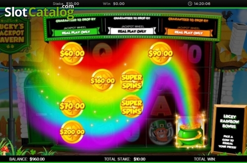 Скрин6. Luckys Jackpot Tavern слот
