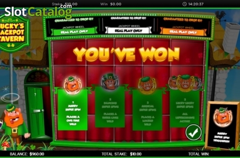 Скрин7. Luckys Jackpot Tavern слот