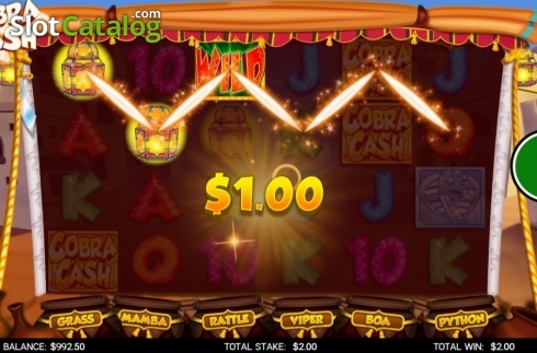 Скрин4. Cobra Cash слот