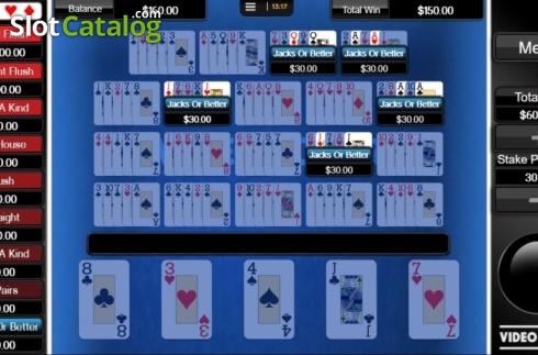 Скрин6. Video Poker (CORE Gaming) слот