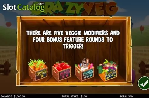 Скрин2. Crazy Veg слот