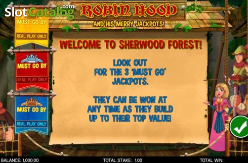 Скрин2. Robin Hood (CORE Gaming) слот
