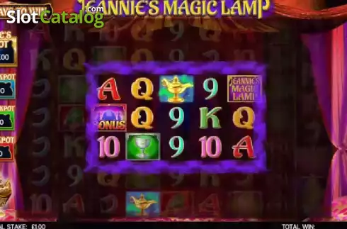 Скрин2. Jeannies Magic Lamp слот