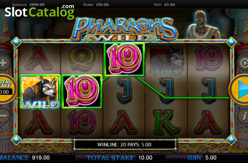Скрин6. Pharaohs Wild слот