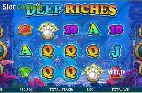 Скрин2. Deep Riches слот
