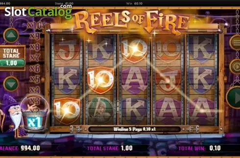 Скрин5. Reels of Fire слот