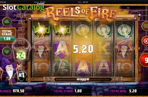 Скрин8. Reels of Fire слот