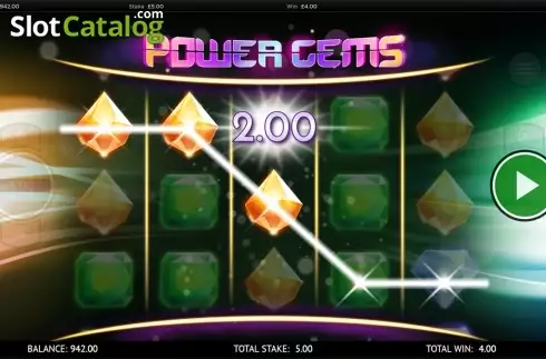 Скрин9. Power Gems слот