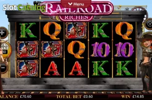 Скрин2. Railroad Riches слот
