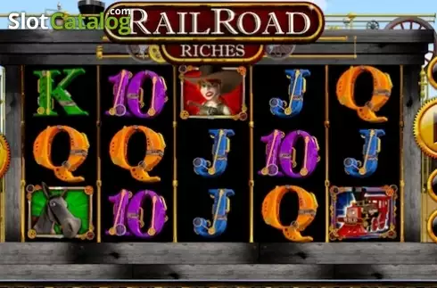 Скрин4. Railroad Riches слот