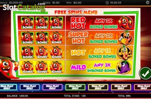 Скрин4. Red Hot Chilli Steppa слот