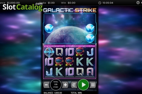 Скрин2. Galactic Strike слот