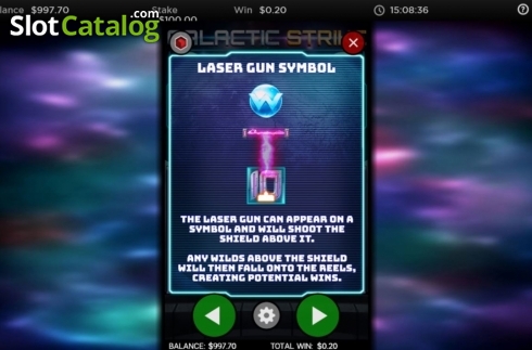 Скрин7. Galactic Strike слот