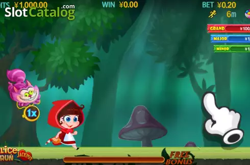 Скрин3. Alice Run слот