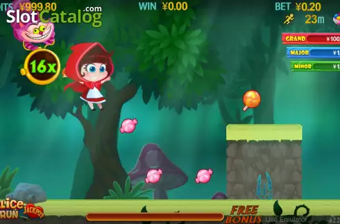 Скрин4. Alice Run слот
