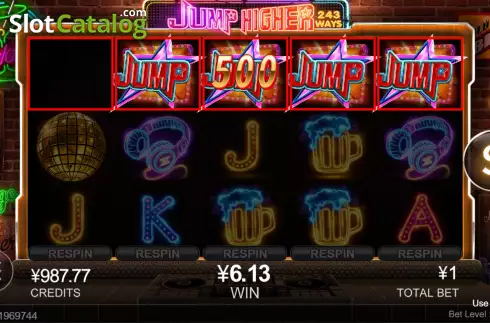 Скрин4. Jump Higher слот