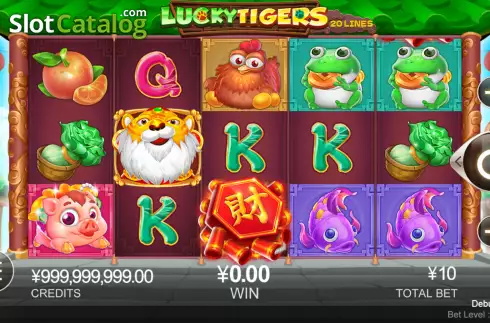 Скрин2. Lucky Tigers слот