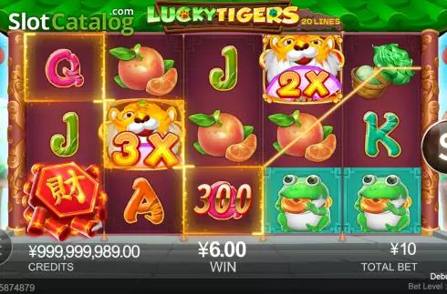 Скрин3. Lucky Tigers слот