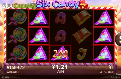 Скрин4. Six Candy слот