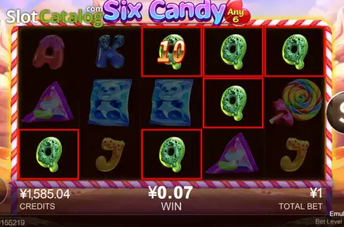 Скрин5. Six Candy слот