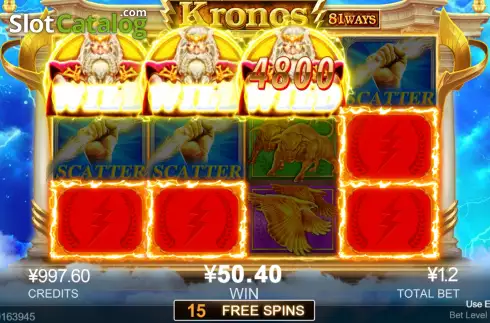 Скрин6. Kronos (CQ9Gaming) слот