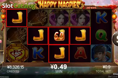 Скрин4. Happy Magpies слот