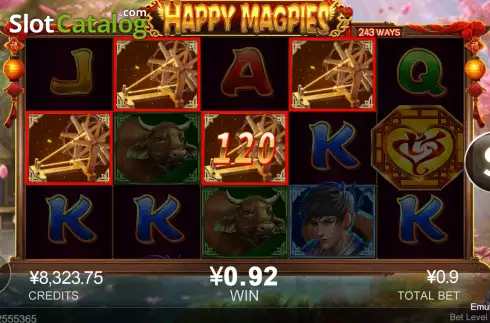 Скрин5. Happy Magpies слот