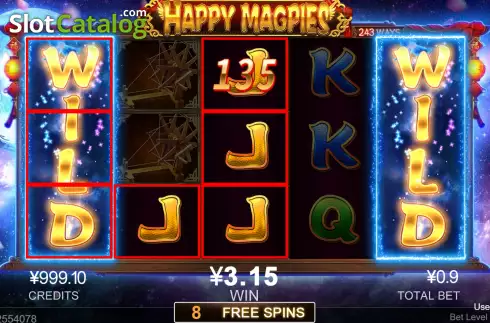 Скрин8. Happy Magpies слот