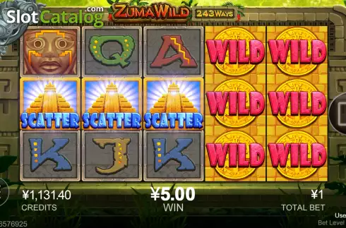 Скрин9. Zuma Wild слот