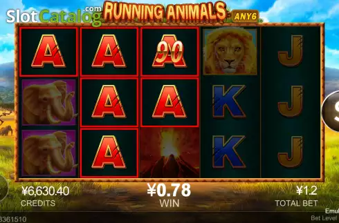 Скрин4. Running Animals слот
