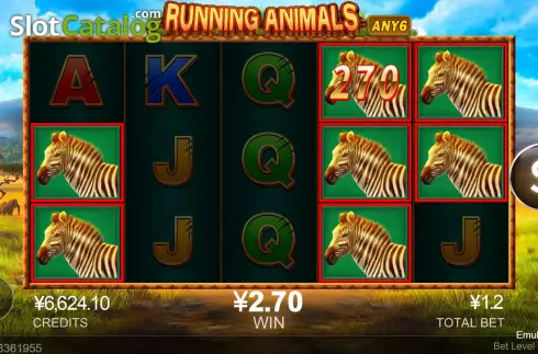 Скрин5. Running Animals слот