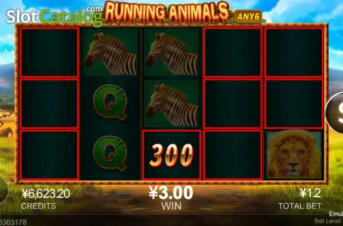 Скрин6. Running Animals слот
