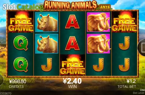 Скрин7. Running Animals слот