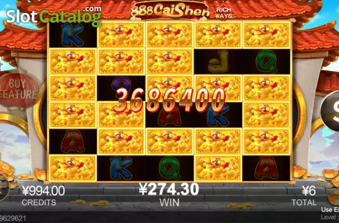 Скрин6. 888 Cai Shen слот