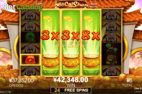 Скрин4. 888 Cai Shen слот