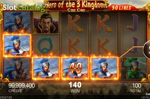 Скрин4. Hero of the 3 Kingdoms Cao Cao слот